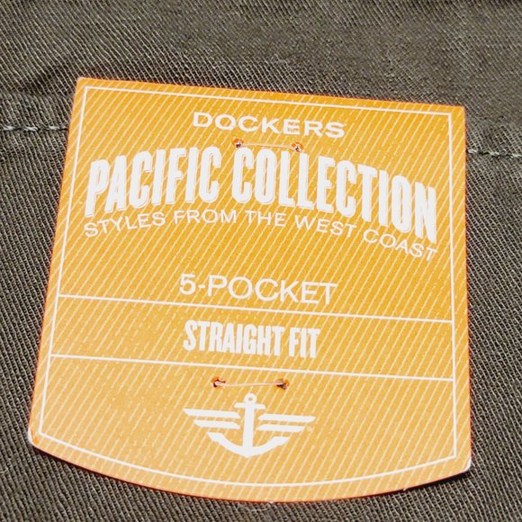 Dockers Mens Work Jeans - 38x30 Straight Fit - NWT - 5 Pocket - 100% Cotton - Picture 3 of 11